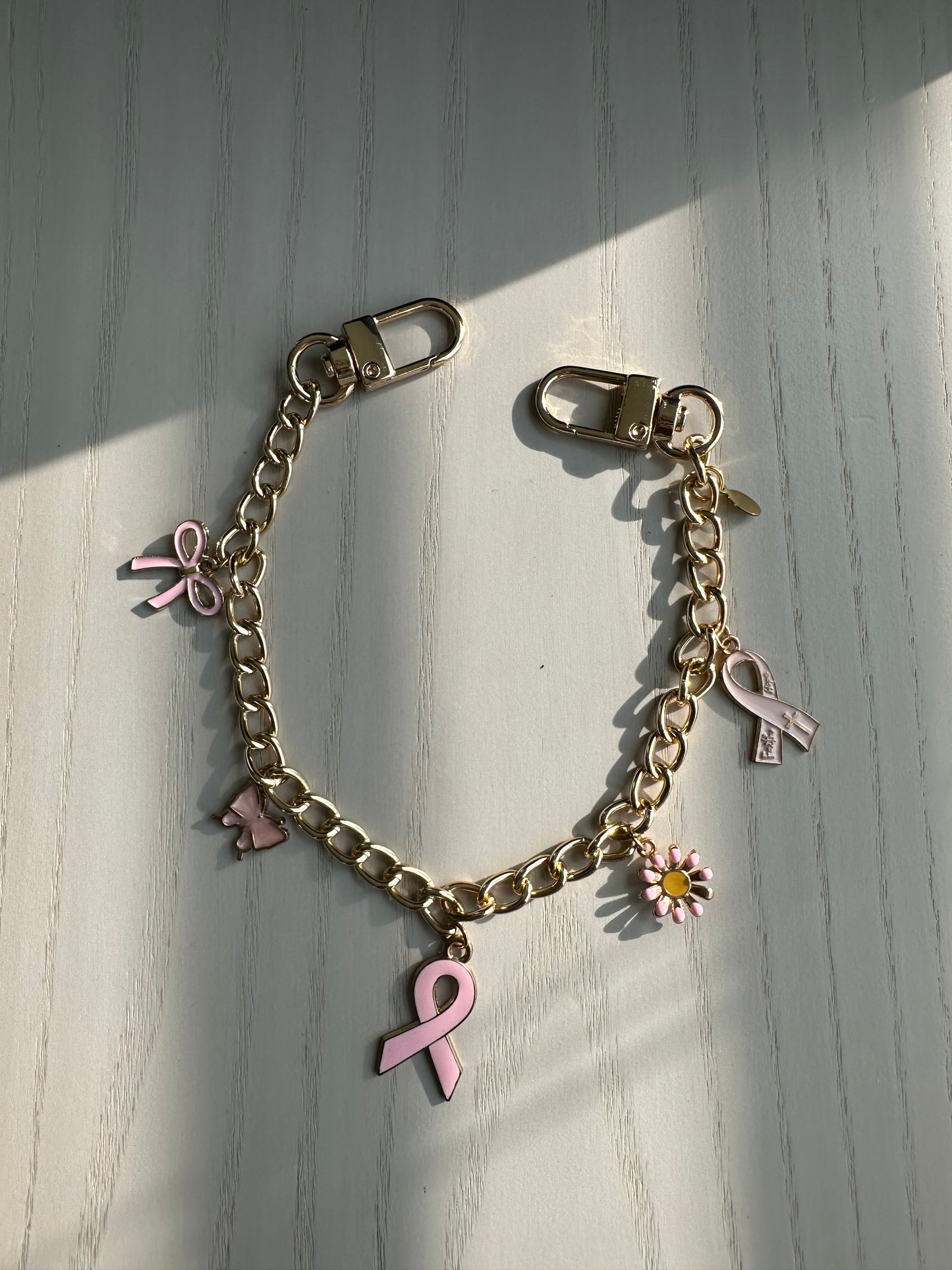 Ribbon Pink Purse Chain