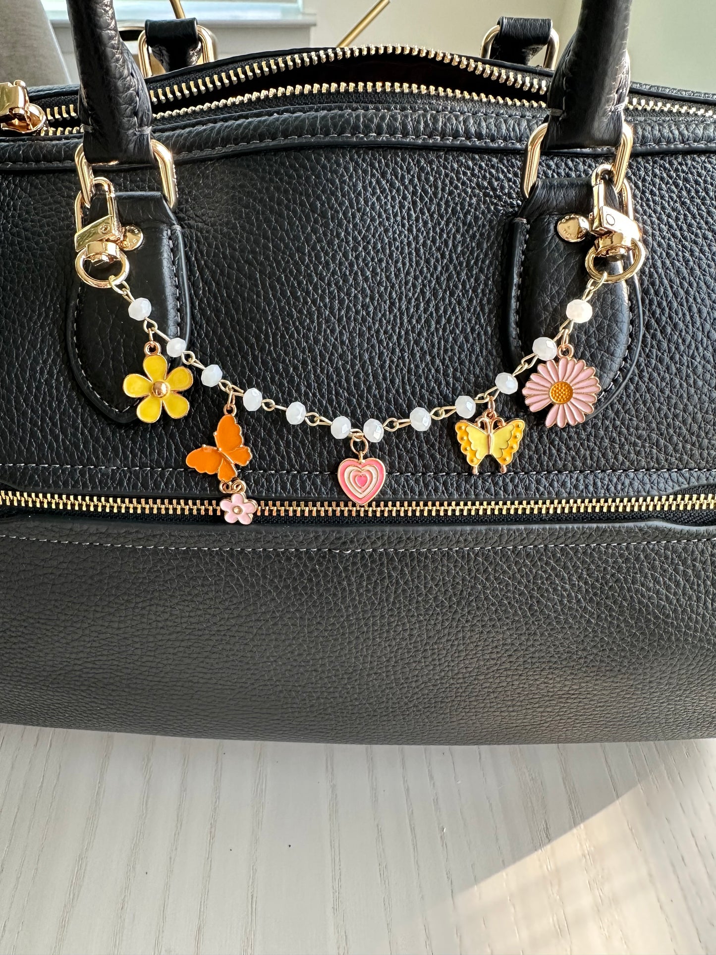 Dainty Heart Purse Chain