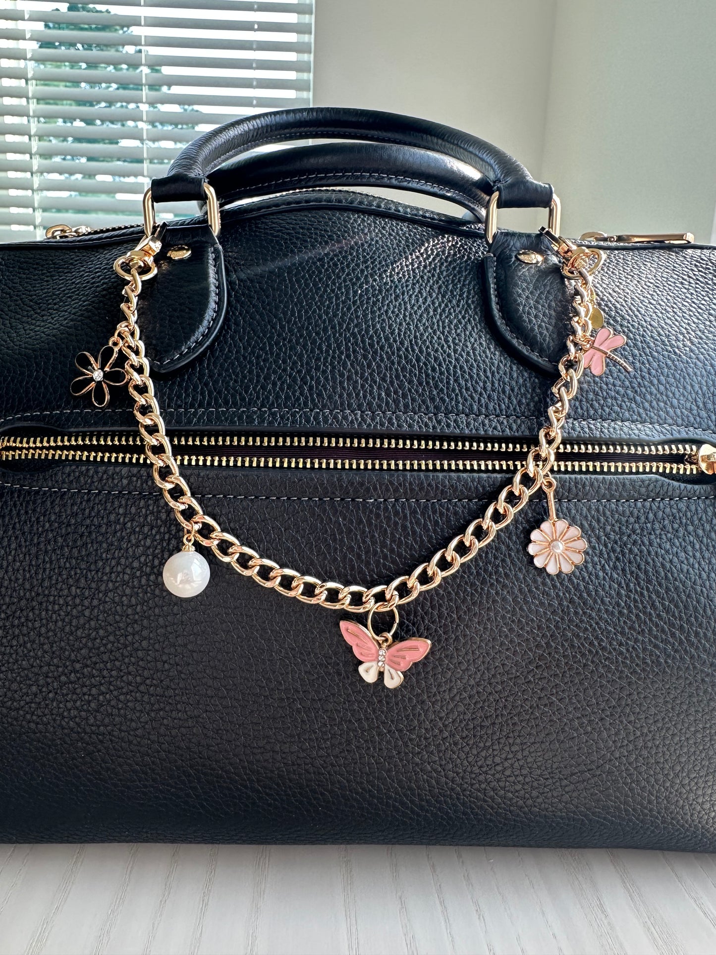Dainty Butterfly Purse Chain