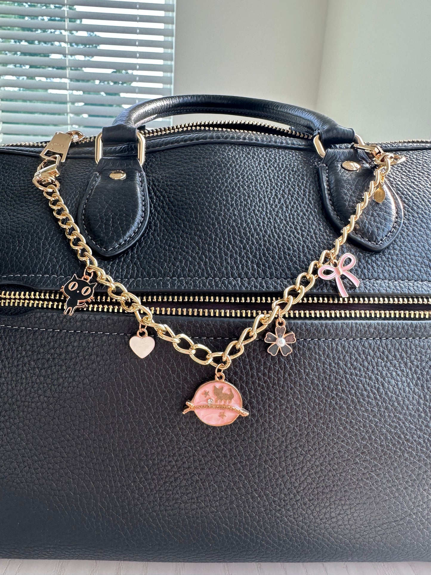 Pink Cat Purse Chain