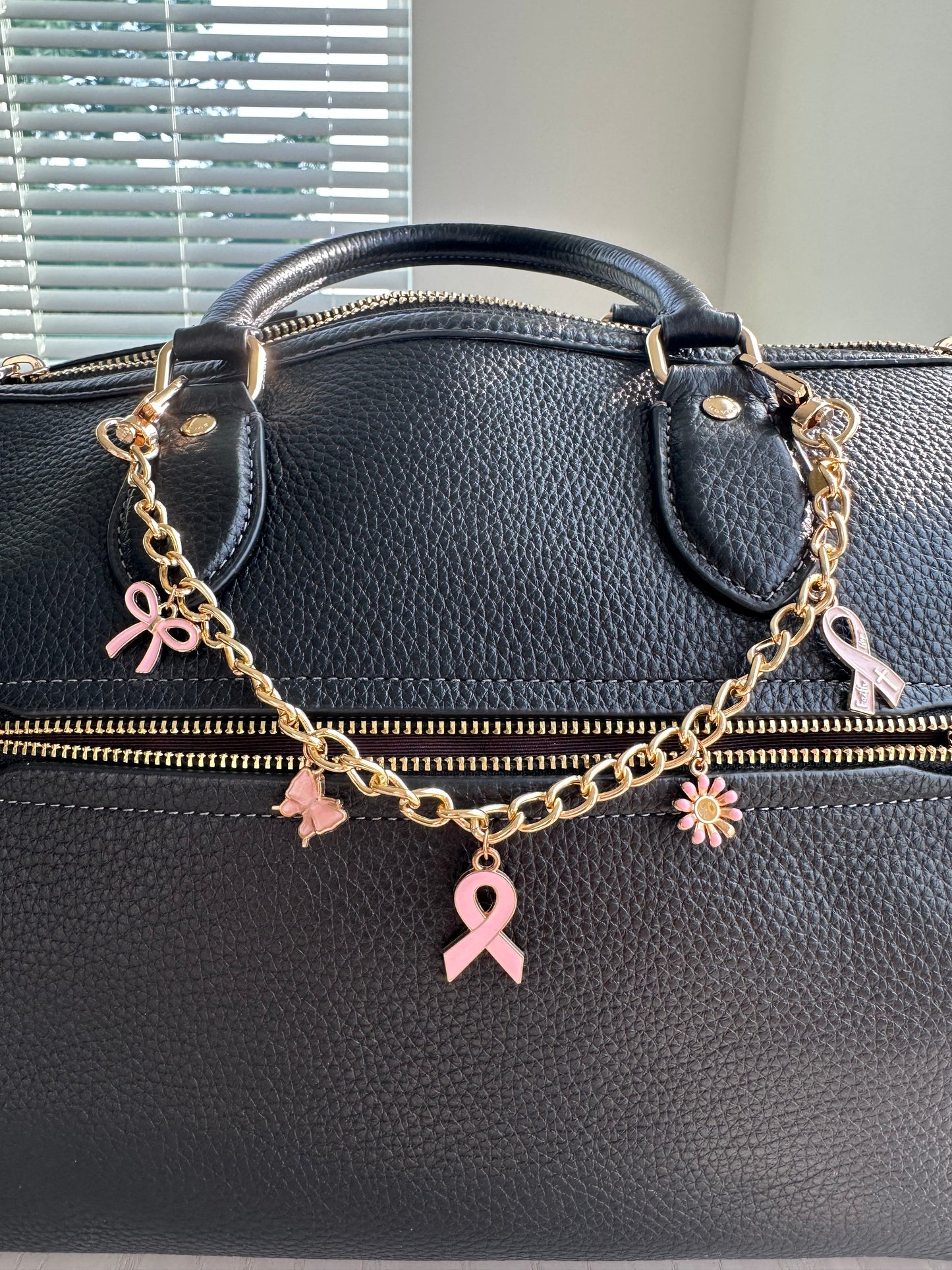 Ribbon Pink Purse Chain