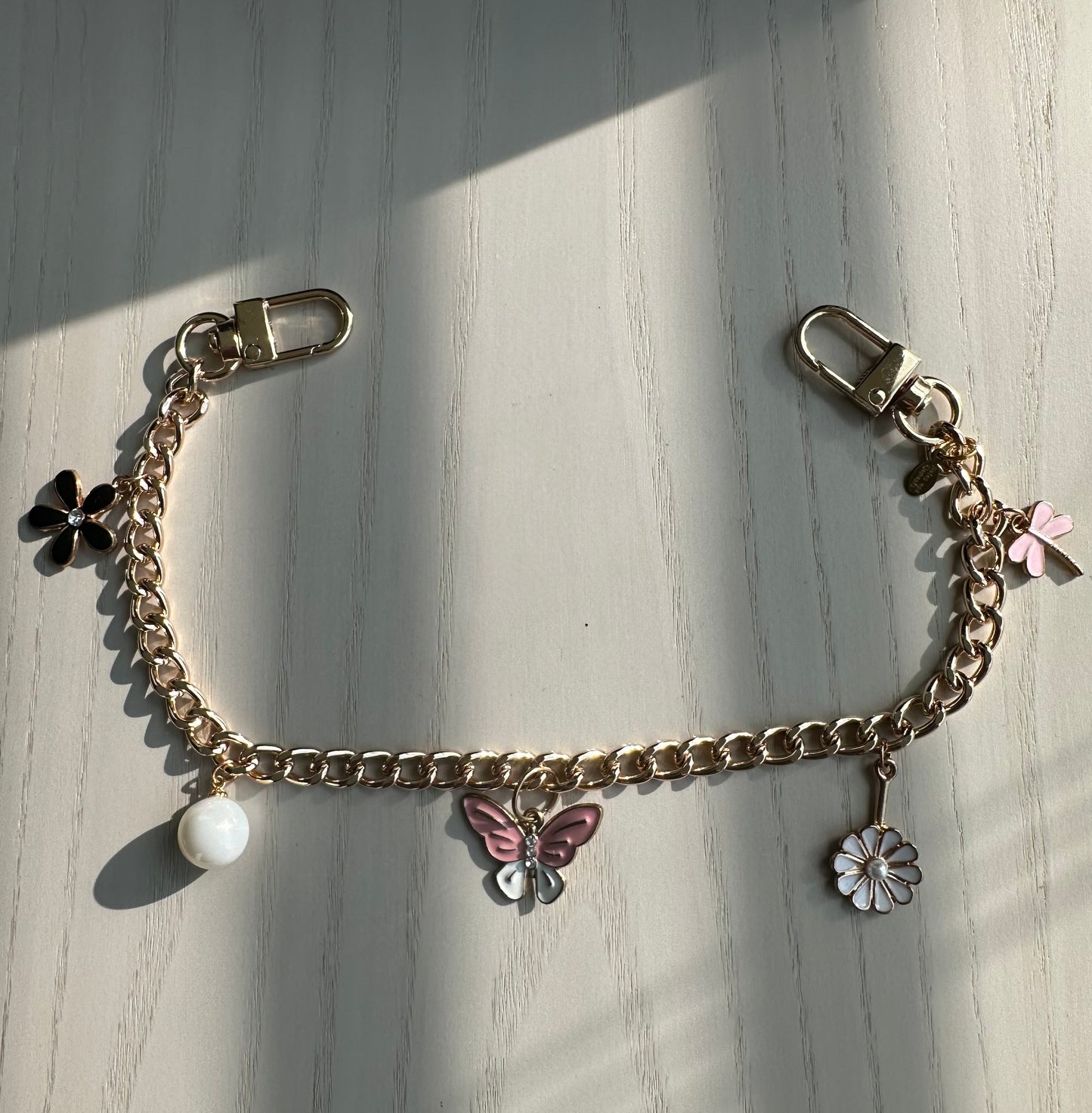 Dainty Butterfly Purse Chain