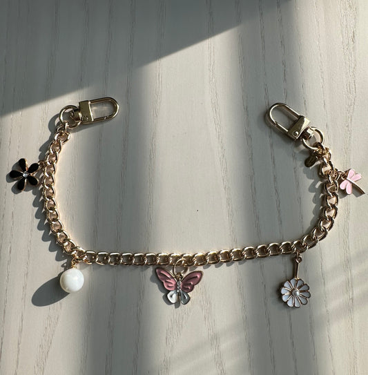 Dainty Butterfly Purse Chain