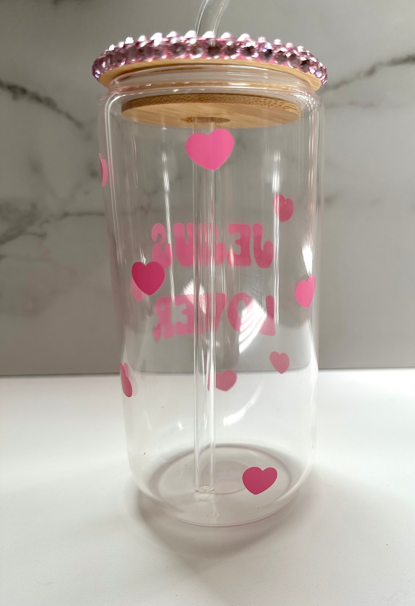 Jesus Lover Glass Can
