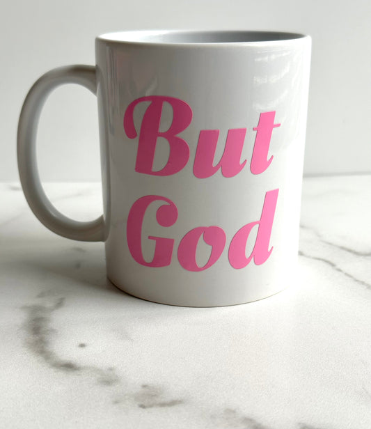 But God Mug (Left Handed)